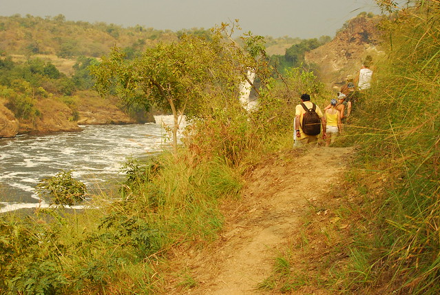 Nature walks and hiking trails in Murchison falls National park in Uganda